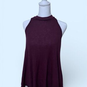 Free People Rich Plum Tank Top